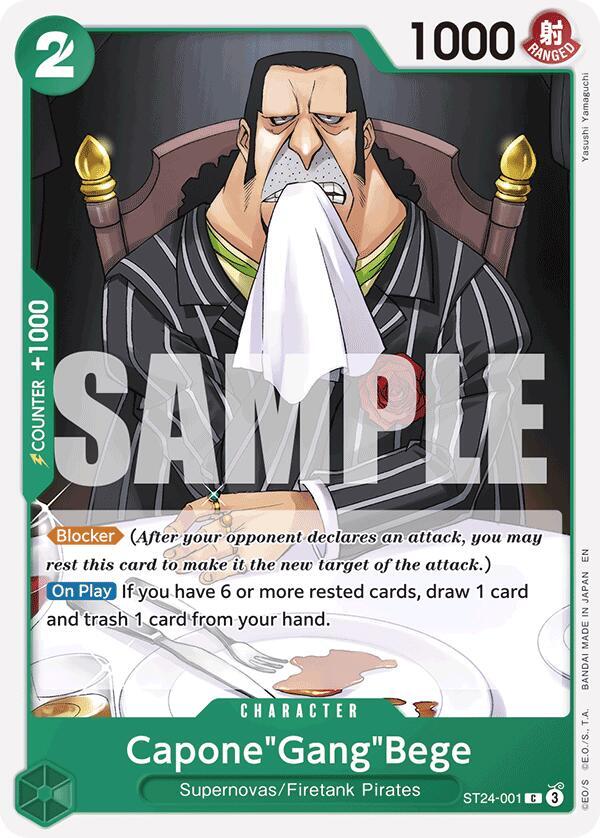 Capone"Gang"Bege ST24-001 Starter Deck 24: GREEN Jewelry Bonney Card