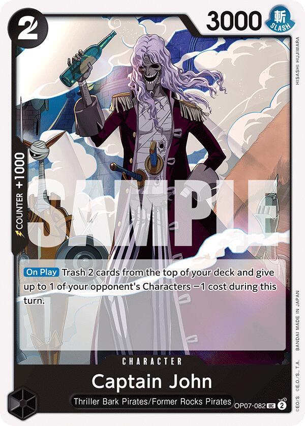 Captain John OP07-082 500 Years in the Future Card