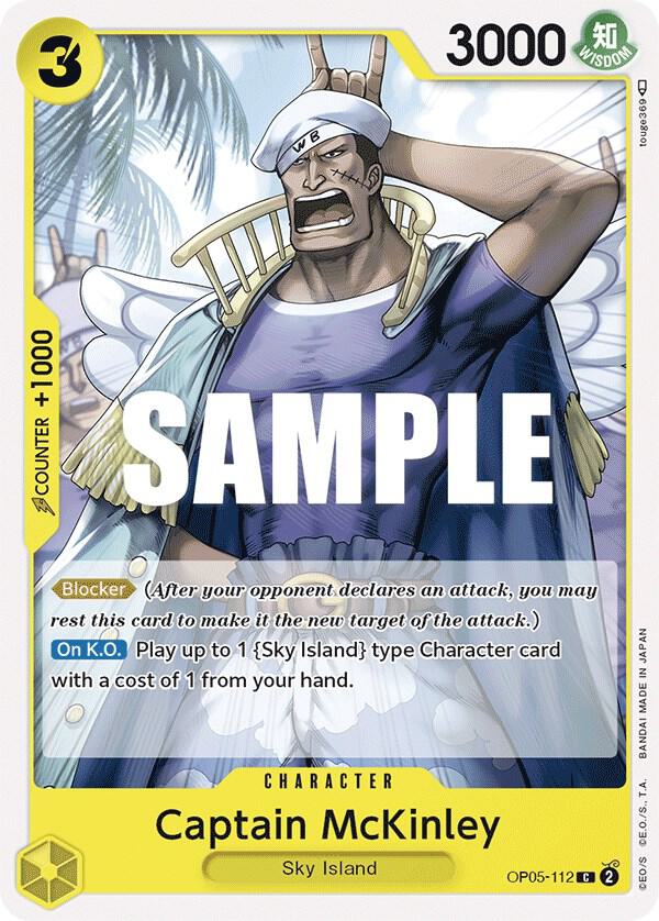 Captain McKinley OP05-112 Awakening of the New Era Card