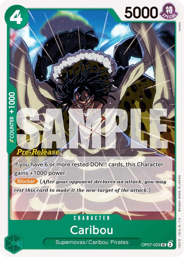 Caribou OP07-023 500 Years in the Future Pre-Release Cards Card