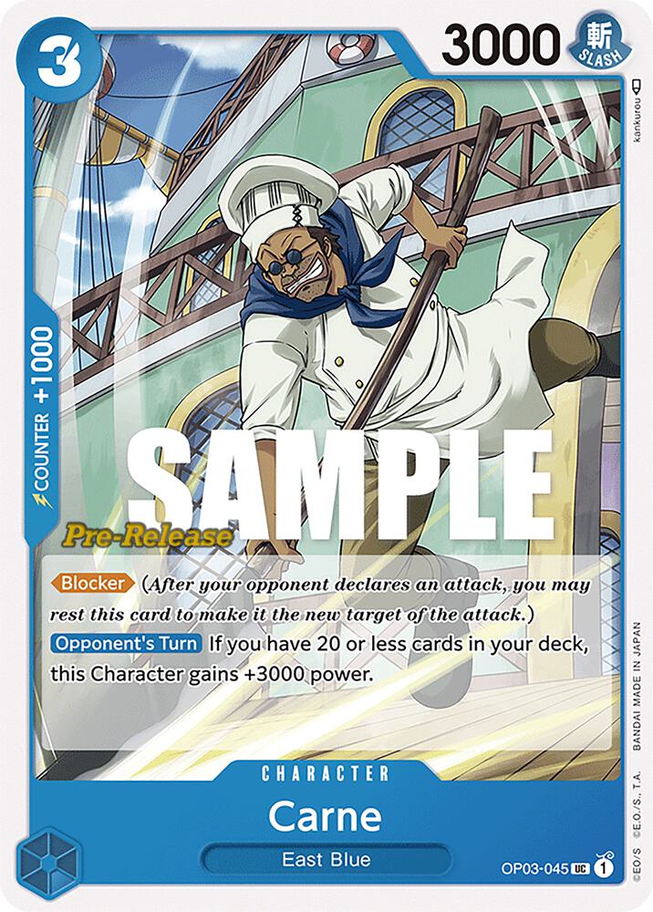 Carne OP03-045 Pillars of Strength Pre-Release Cards Card