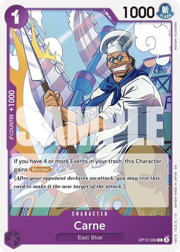 Carne OP12-066 Legacy of the Master Card