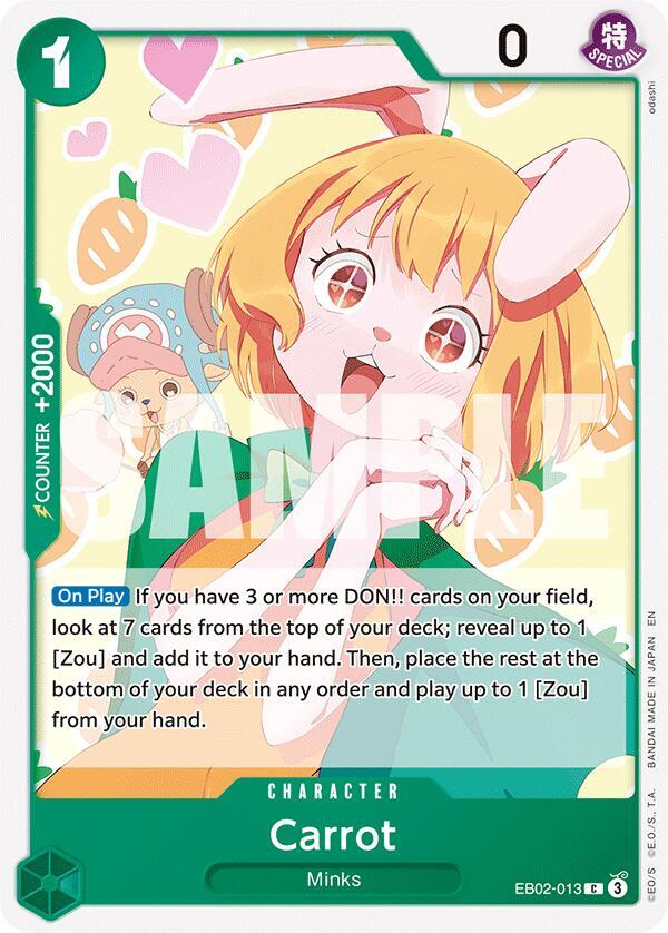 Carrot EB02-013 Extra Booster: Anime 25th Collection Card