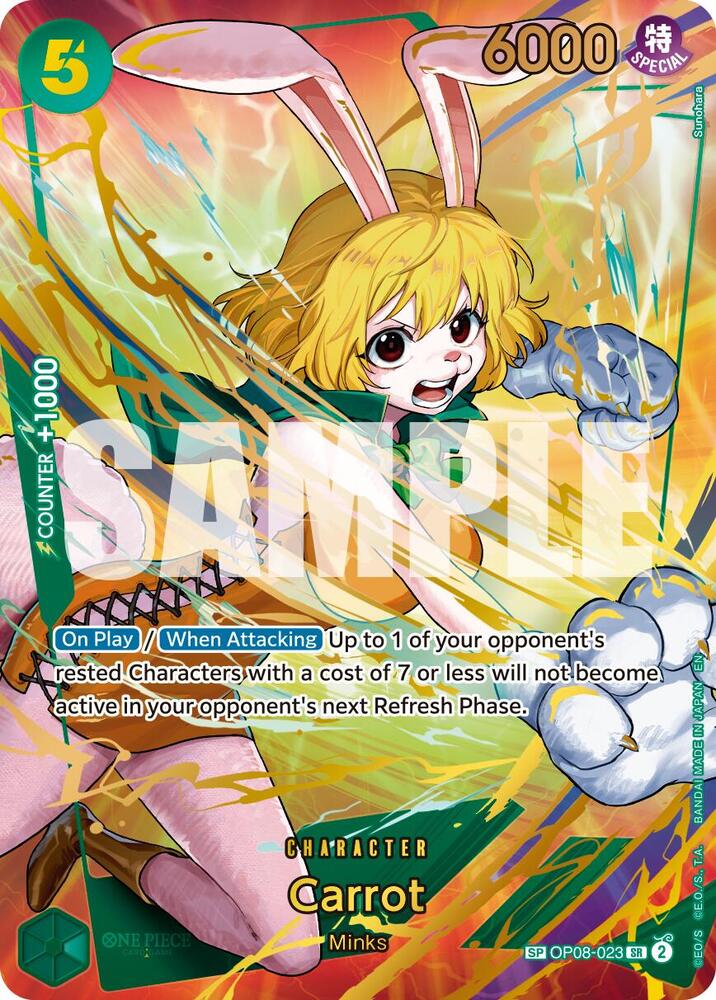 Carrot (SP) OP08-023 Premium Booster -The Best- Vol. 2 Card