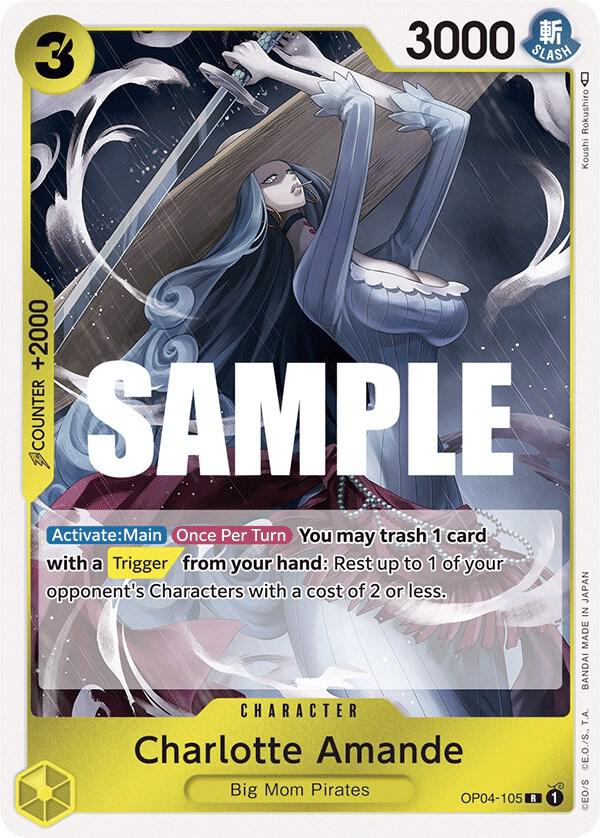 Charlotte Amande OP04-105 Kingdoms of Intrigue Card