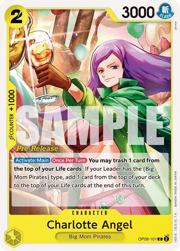 Charlotte Angel OP08-101 Two Legends Pre-Release Cards Card