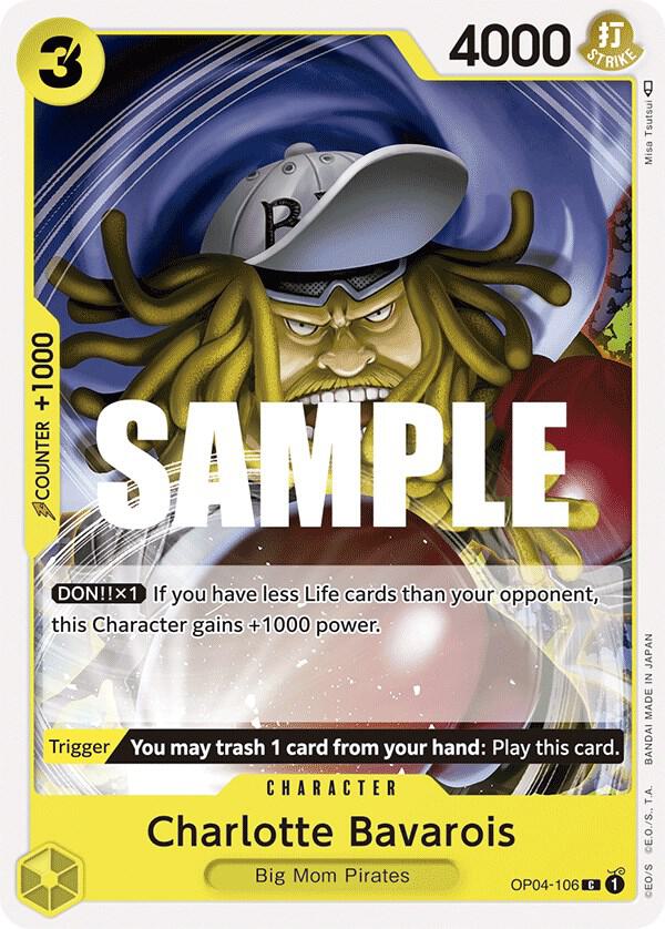 Charlotte Bavarois OP04-106 Kingdoms of Intrigue Card
