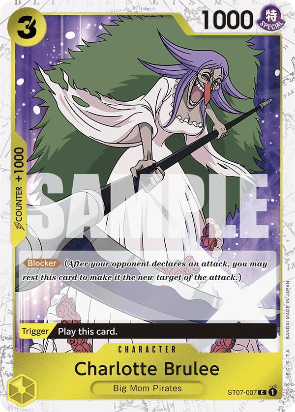 Charlotte Brulee (Jolly Roger Foil) ST07-007 Premium Booster -The Best- Card
