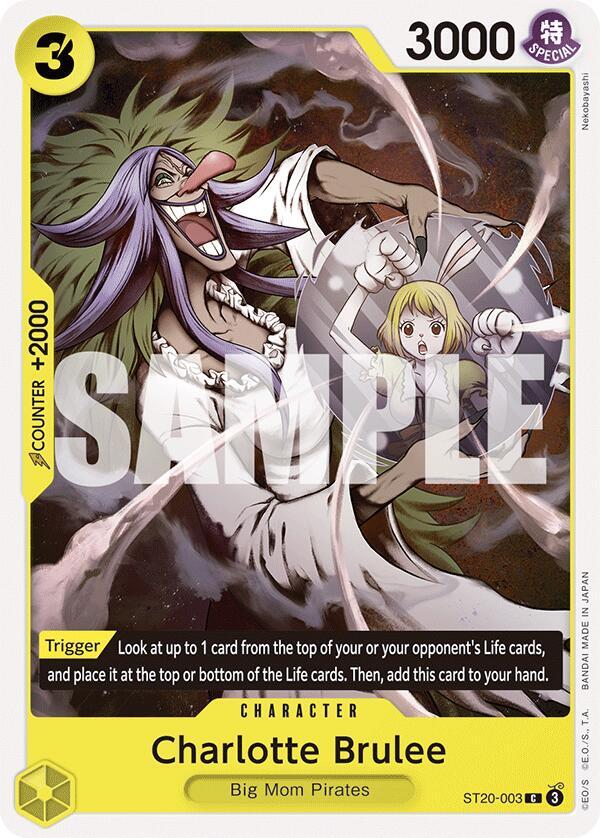 Charlotte Brulee ST20-003 Starter Deck 20: YELLOW Charlotte Katakuri Card