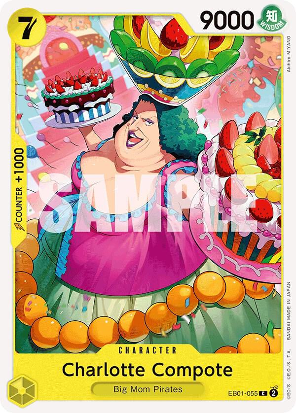 Charlotte Compote EB01-055 Extra Booster: Memorial Collection Card
