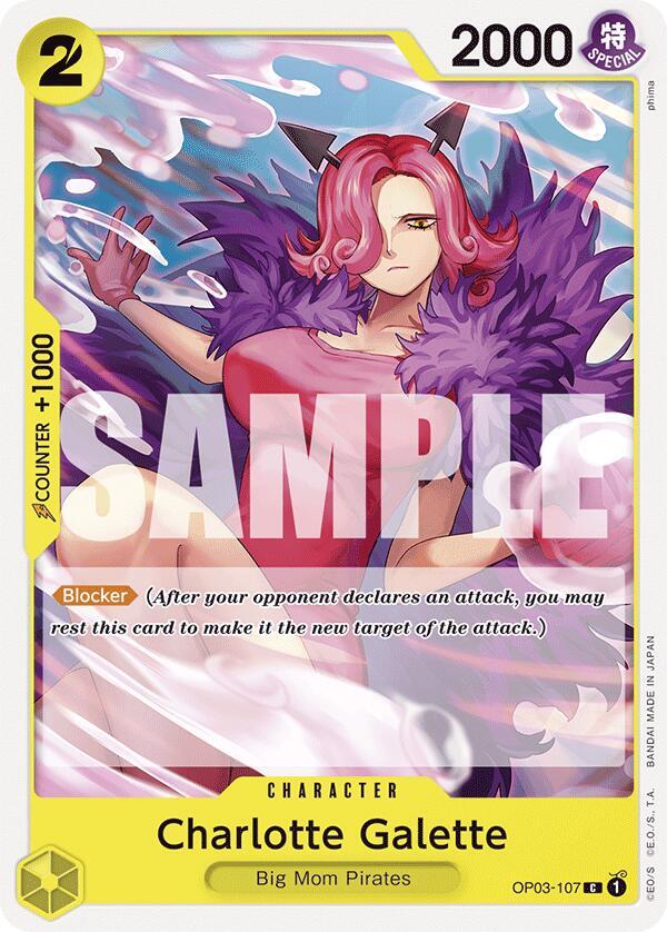Charlotte Galette OP03-107 Starter Deck 20: YELLOW Charlotte Katakuri Card
