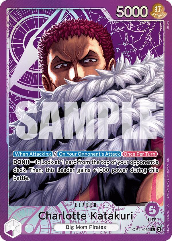 Charlotte Katakuri (062) (Alternate Art) OP11-062 A Fist of Divine Speed Card