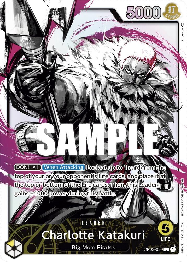 Charlotte Katakuri (099) (Alternate Art) OP03-099 Pillars of Strength Card