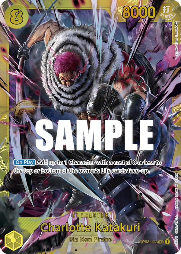 Charlotte Katakuri (123) OP03-123 Pillars of Strength Card