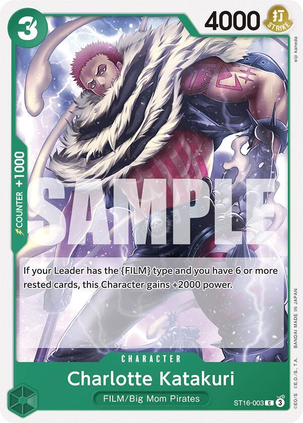 Charlotte Katakuri ST16-003 Starter Deck 16: GREEN Uta Card