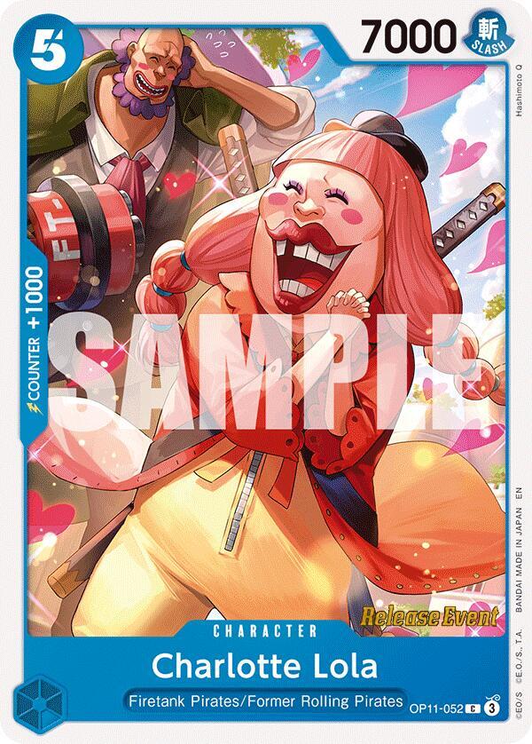 Charlotte Lola OP11-052 A Fist of Divine Speed Release Event Cards Card