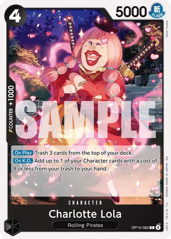 Charlotte Lola OP15-082 Adventure on Kami's Island Card