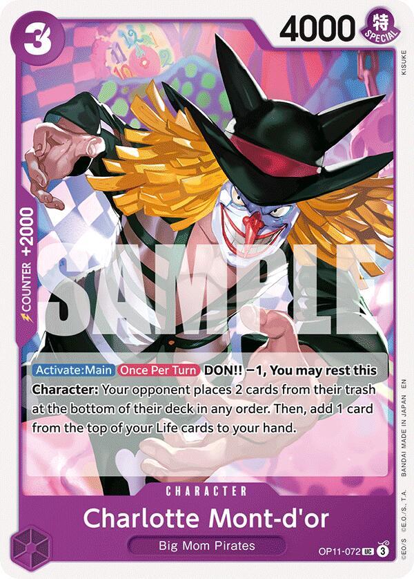 Charlotte Mont-d'or OP11-072 A Fist of Divine Speed Card
