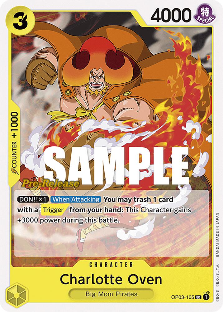 Charlotte Oven OP03-105 Pillars of Strength Pre-Release Cards Card