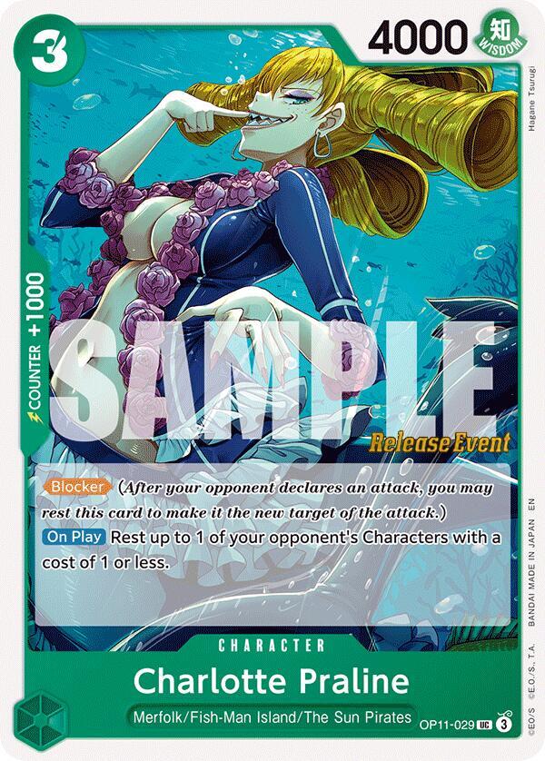 Charlotte Praline OP11-029 A Fist of Divine Speed Release Event Cards Card