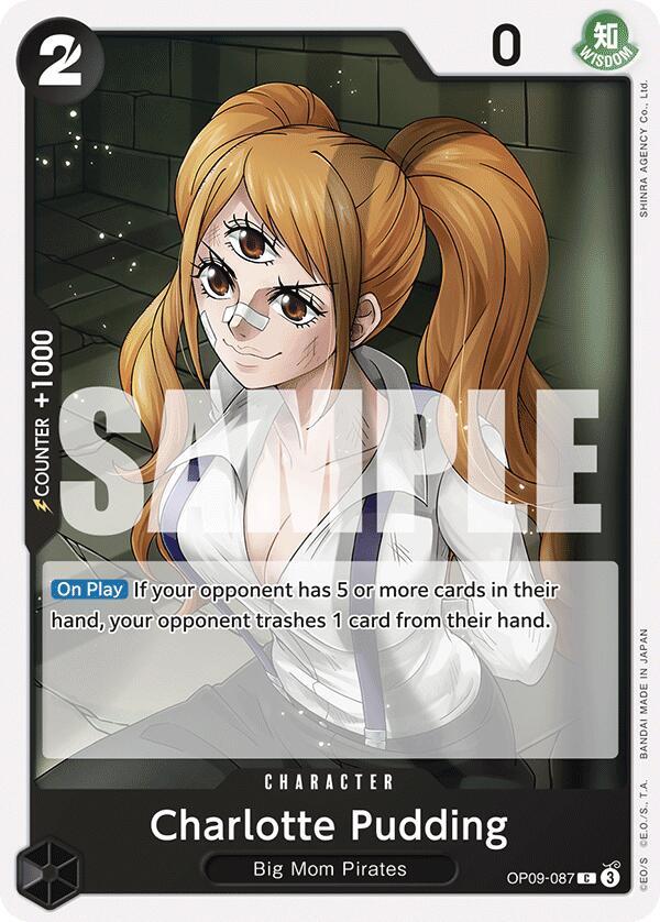 Charlotte Pudding OP09-087 Emperors in the New World Card