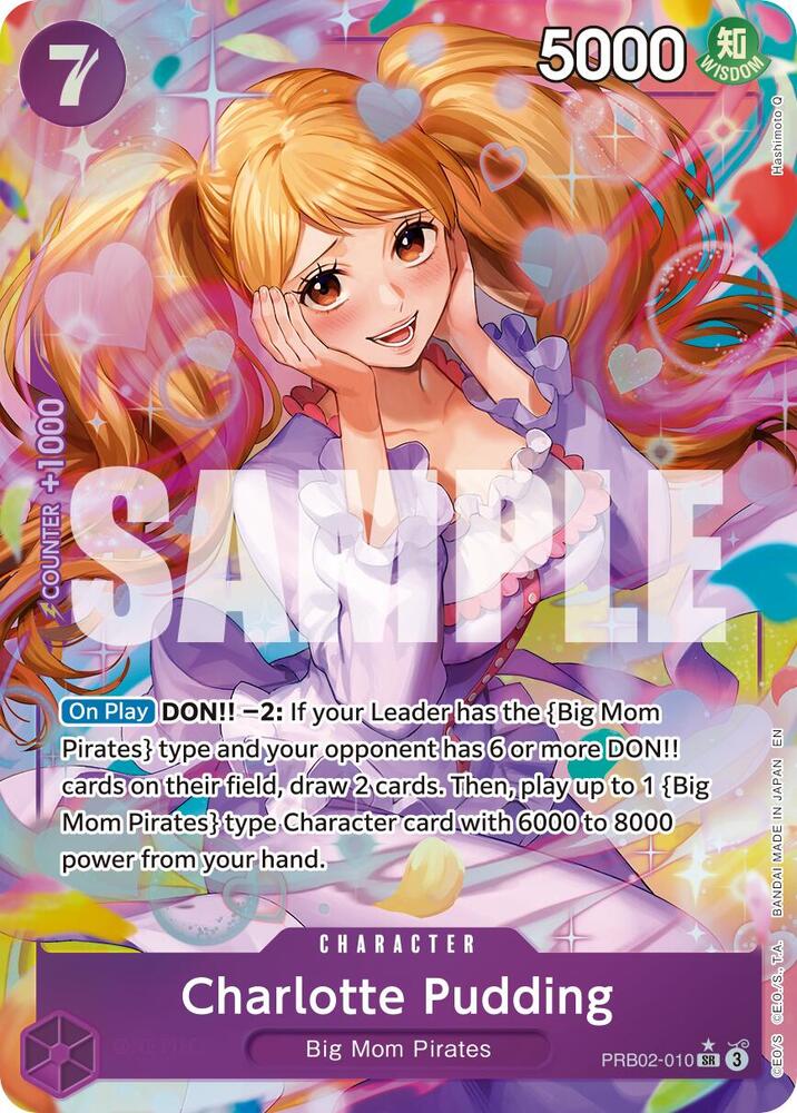 Charlotte Pudding - PRB02-010 (Alternate Art) PRB02-010 Premium Booster -The Best- Vol. 2 Card