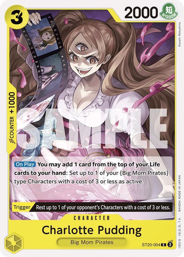 Charlotte Pudding (ST20-004) ST20-004 Starter Deck 20: YELLOW Charlotte Katakuri Card