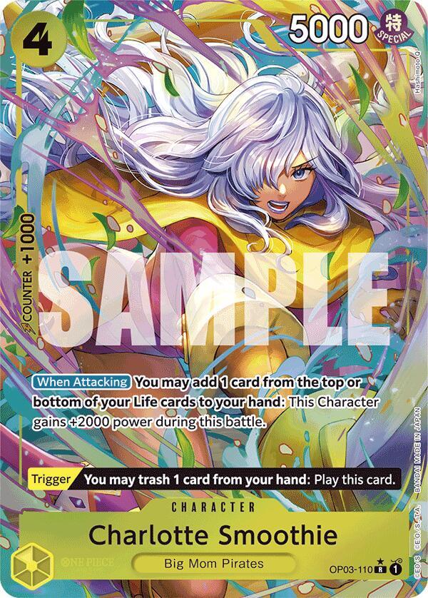 Charlotte Smoothie (Alternate Art) OP03-110 Premium Booster -The Best- Card