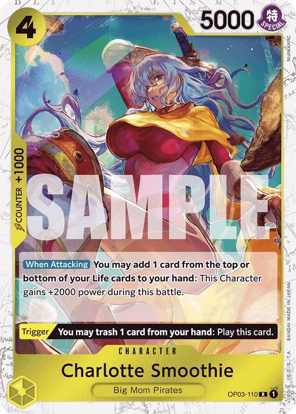 Charlotte Smoothie (Jolly Roger Foil) OP03-110 Premium Booster -The Best- Card