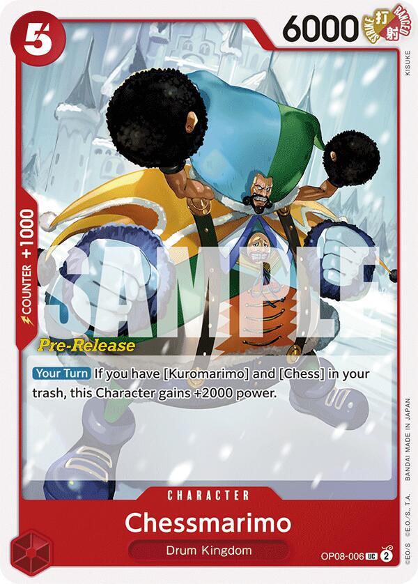 Chessmarimo OP08-006 Two Legends Pre-Release Cards Card
