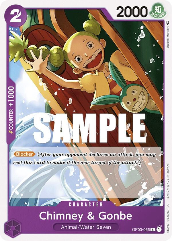 Chimney & Gonbe OP03-065 Pillars of Strength Card