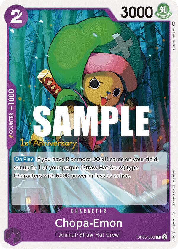 Chopa-Emon OP05-068 Awakening of the New Era: 1st Anniversary Tournament Cards Card