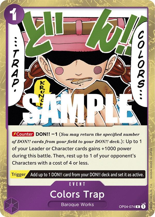 Colors Trap OP04-074 Kingdoms of Intrigue Card