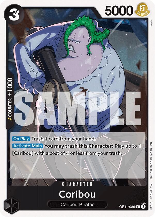 Coribou OP11-086 A Fist of Divine Speed Card