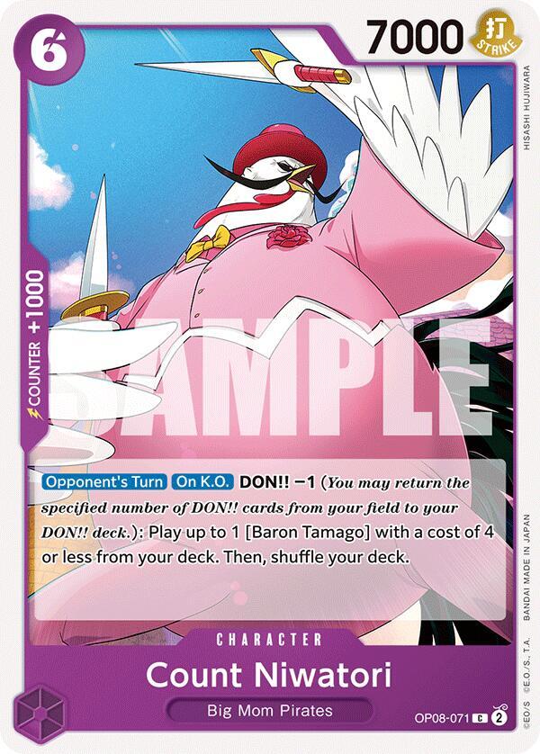 Count Niwatori OP08-071 Two Legends Card