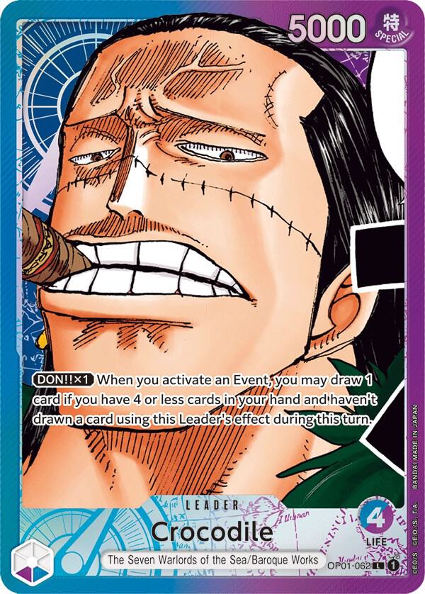 Crocodile (062) (Parallel) OP01-062 Romance Dawn Card