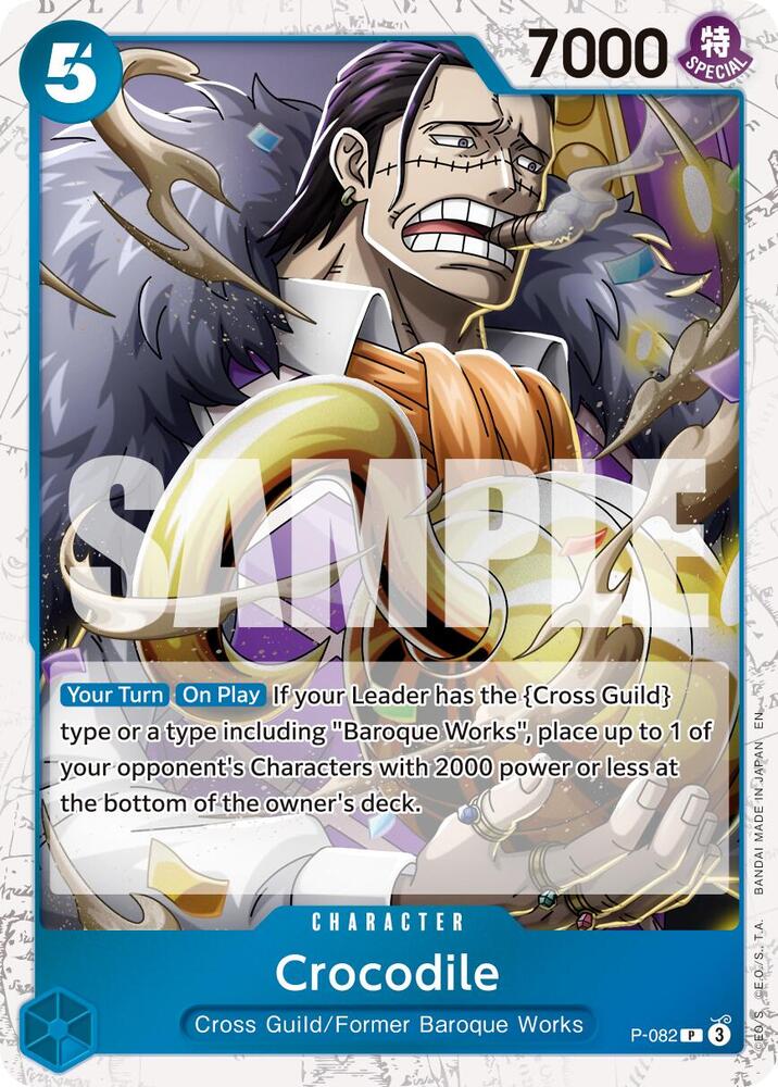 Crocodile - P-082 (Pirate Foil) P-082 Premium Booster -The Best- Vol. 2 Card