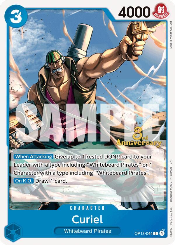 Curiel OP13-044 Carrying On His Will: 3rd Anniversary Tournament Cards Card