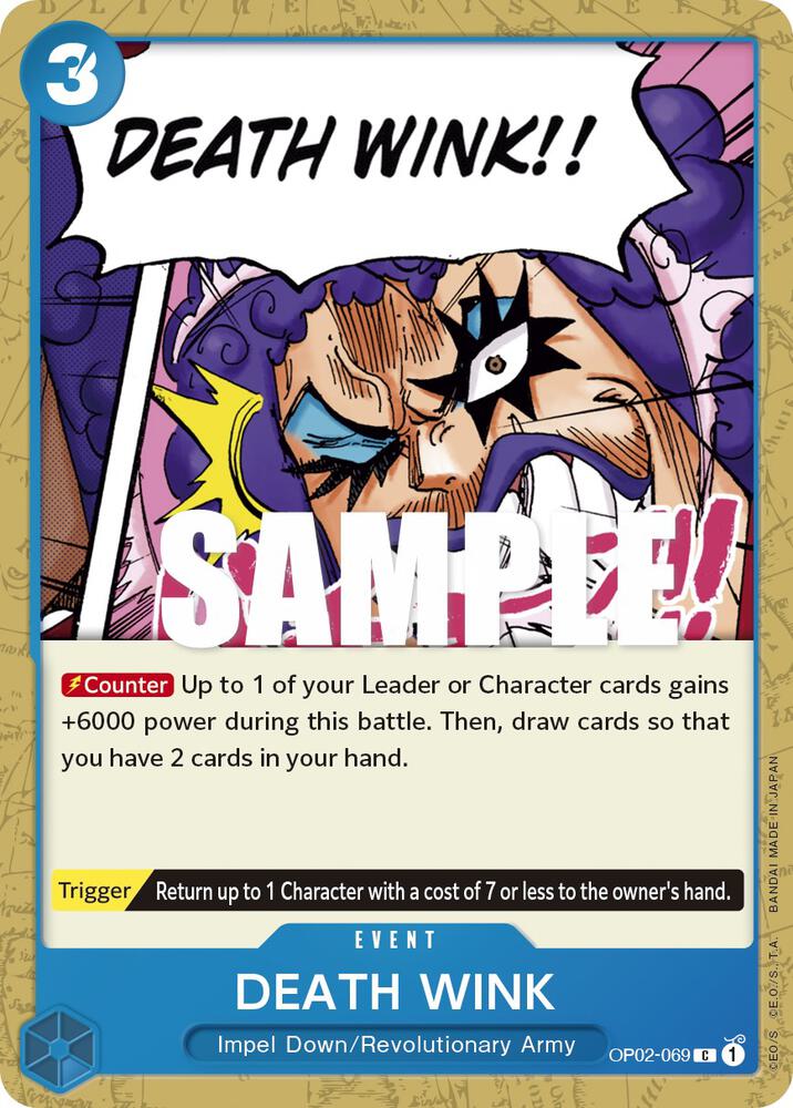 DEATH WINK OP02-069 Paramount War Card
