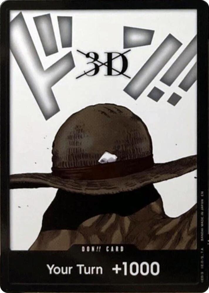DON!! Card (3D) (Double Pack Set Vol. 8) Legacy of the Master Card