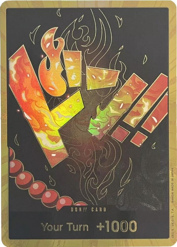 DON!! Card (Ace) (Gold)  Premium Booster -The Best- Card