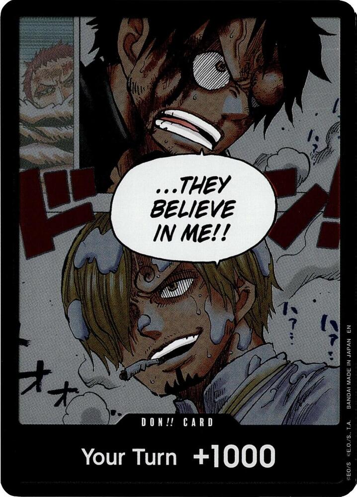 DON!! Card (Alternate Art)  A Fist of Divine Speed Card