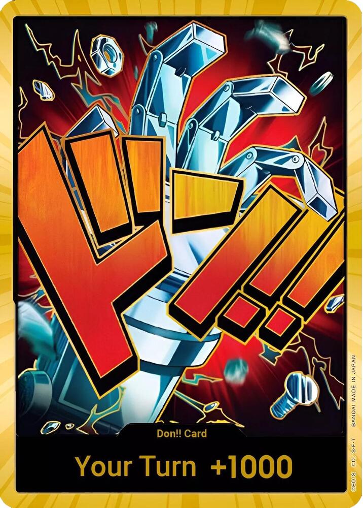 DON!! Card (Eustass "Captain" Kid) (Gold)  Premium Booster -The Best- Card