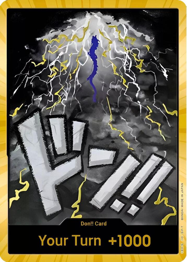 DON!! Card (Kaido) (Gold)  Premium Booster -The Best- Card