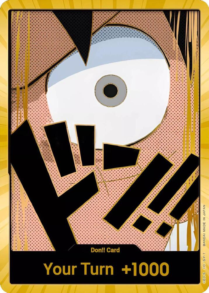 DON!! Card (Luffy) (Gold)  Premium Booster -The Best- Card