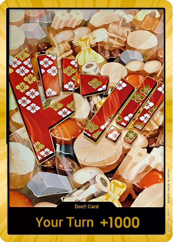 DON!! Card (Oden) (Gold)  Premium Booster -The Best- Card