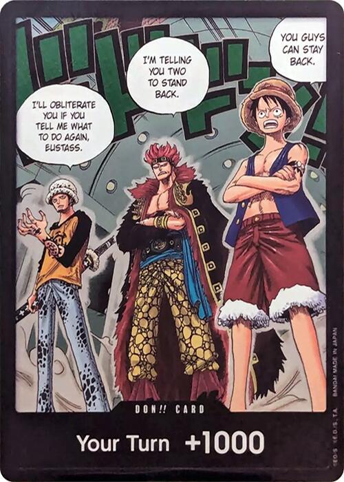 DON!! Card (Trafalgar Law, Eustass Kid and Monkey.D.Luffy) (Double Pack Set Vol. 4) 500 Years in the Future Card