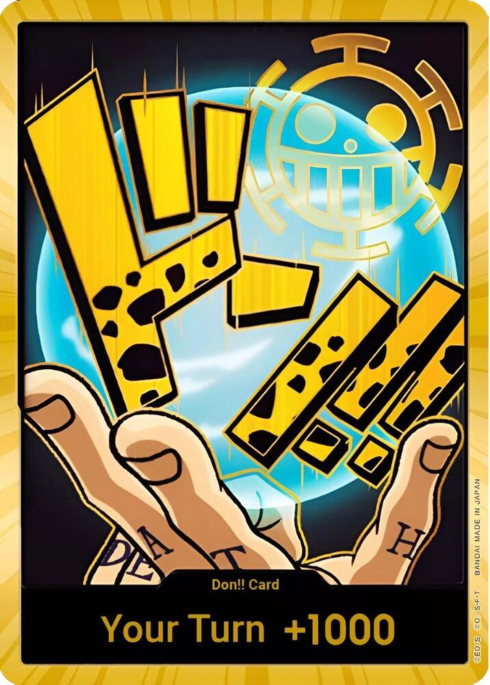 DON!! Card (Trafalgar Law) (Gold)  Premium Booster -The Best- Card