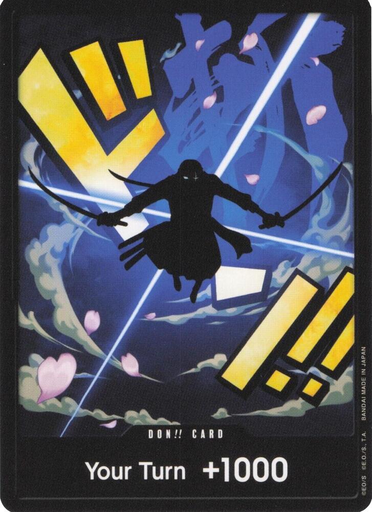 DON!! Card (Zoro)  Premium Booster -The Best- Card