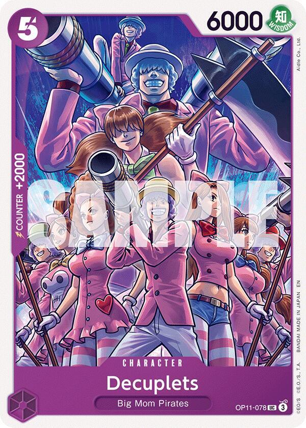 Decuplets OP11-078 A Fist of Divine Speed Card